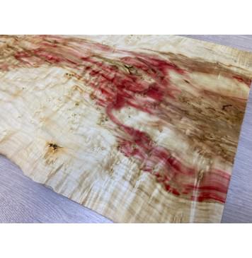 Клён Американский Каповый заготовка на топ под заливку Тангент АА Кап ААА 25х325х505 мм (цельный) АКЦИЯ-13