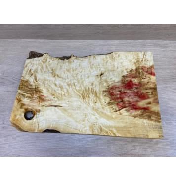 Клён Американский Каповый заготовка на топ под заливку Тангент АА Кап ААА 25х325х505 мм (цельный) АКЦИЯ-16