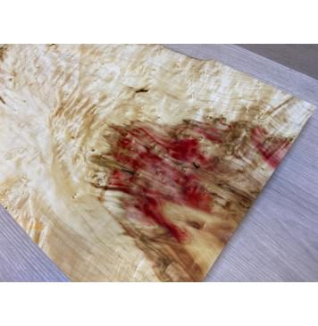 Клён Американский Каповый заготовка на топ под заливку Тангент АА Кап ААА 25х325х505 мм (цельный) АКЦИЯ-12