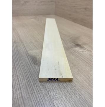 Клён Белый Явор, Волнистый заготовка накладки для электрогитары Радиал А Волна А 11х69-59х520 мм-1