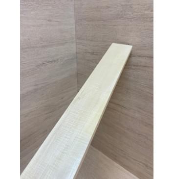 Клён Белый Явор, Волнистый заготовка накладки для электрогитары Радиал А Волна А 11х69-59х520 мм-7