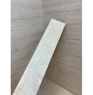 Клён Белый Явор, Волнистый заготовка накладки для электрогитары Радиал А Волна ААА 8.5(7.5)х100-69х645 мм (АКЦИЯ)-10