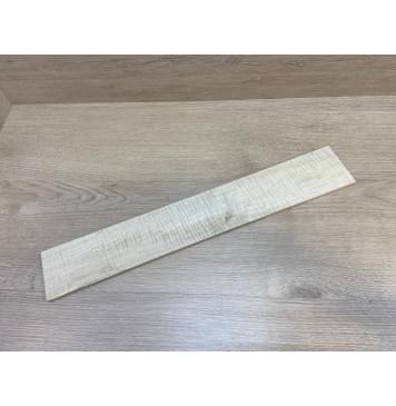 Клён Белый Явор, Волнистый заготовка накладки для электрогитары Радиал А Волна ААА 8.5х78х500 мм (Уценка-сучки)-6