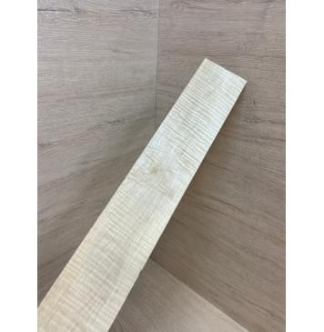 Клён Белый Явор, Волнистый заготовка накладки для электрогитары Радиал А Волна ААА 8.5х78х500 мм (Уценка-сучки)-11