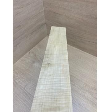 Клён Белый Явор, Волнистый заготовка накладки для электрогитары Радиал А Волна ААА 8.5х78х500 мм (Уценка-сучки)-9