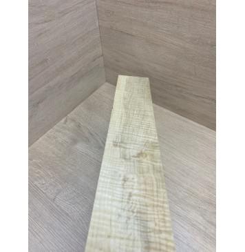 Клён Белый Явор, Волнистый заготовка накладки для электрогитары Радиал А Волна ААА 8.5х78х500 мм (Уценка-сучки)-12