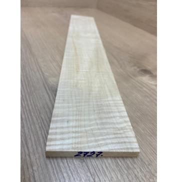 Клён Белый Явор, Волнистый заготовка накладки для электрогитары Радиал А Волна ААА 9х85-78х500 мм (Уценка-сучки)-2