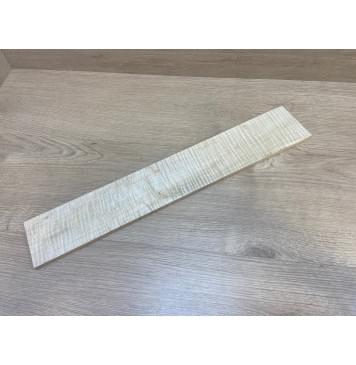 Клён Белый Явор, Волнистый заготовка накладки для электрогитары Радиал А Волна ААА 9х85-78х500 мм (Уценка-сучки)-11