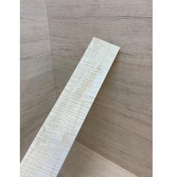 Клён Белый Явор, Волнистый заготовка накладки для электрогитары Радиал А Волна ААА 9х85-78х500 мм (Уценка-сучки)-7