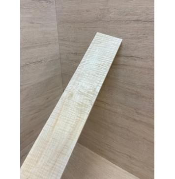 Клён Белый Явор, Волнистый заготовка накладки для электрогитары Радиал А Волна ААА 9х85-78х500 мм (Уценка-сучки)-9