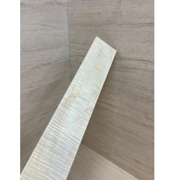 Клён Белый Явор, Волнистый заготовка накладки для электрогитары Радиал А Волна ААА 9х85-78х500 мм (Уценка-сучки)-12