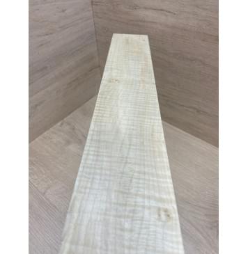 Клён Белый Явор, Волнистый заготовка накладки для электрогитары Радиал А Волна ААА 9х85-78х500 мм (Уценка-сучки)-5