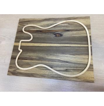 Корина Чёрная заготовка на топ Радиал ААА 20х192х460 мм - 2 шт. (книжкой)-0