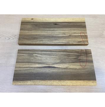 Корина Чёрная заготовка на топ для Тревел гитары Радиал АА 20х188х405 мм - 2 шт. (книжкой)-7