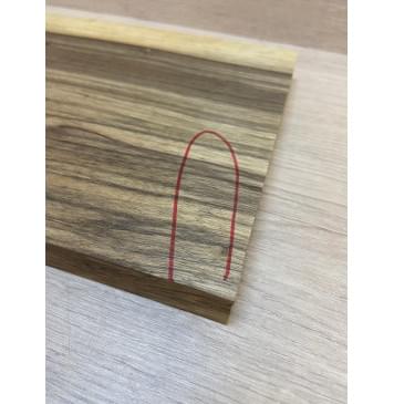 Корина Чёрная заготовка на топ для Тревел гитары Радиал АА 20х188х405 мм - 2 шт. (книжкой)-4