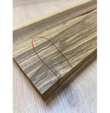 Корина Чёрная заготовка на топ для Тревел гитары Радиал АА 20х188х405 мм - 2 шт. (книжкой)-6