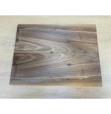 Орех Американский Заболонь заготовка на топ Смешанный А 14х175х460 мм - 2 шт (книжкой) Уценка-сучки-0