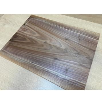 Орех Американский Заболонь заготовка на топ Смешанный А 14х175х460 мм - 2 шт (книжкой) Уценка-сучки-3