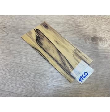 Эбен Лунный заготовка накладки на головку грифа Смешанный АА 3.5х92-80х190 мм-5