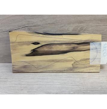 Эбен Лунный заготовка накладки на головку грифа Смешанный АА 3.5х92-80х190 мм-0