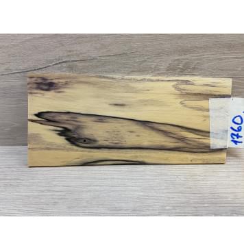 Эбен Лунный заготовка накладки на головку грифа Смешанный АА 3.5х92-80х190 мм-4