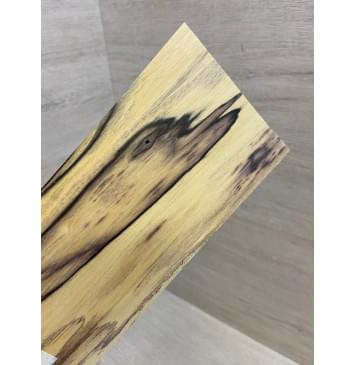 Эбен Лунный заготовка накладки на головку грифа Смешанный АА 3.5х92-80х190 мм-2