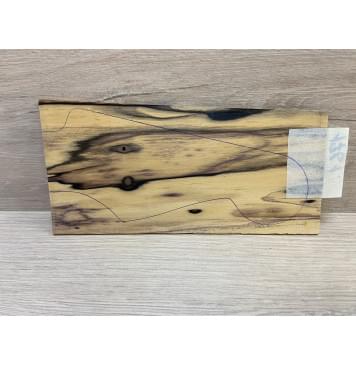 Эбен Лунный заготовка накладки на головку грифа под заливку Смешанный АА 3х97-85х190 мм-4