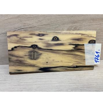 Эбен Лунный заготовка накладки на головку грифа под заливку Смешанный АА 3х97-85х190 мм-5