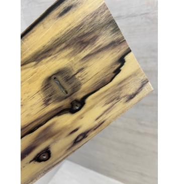 Эбен Лунный заготовка накладки на головку грифа под заливку Смешанный АА 3х97-85х190 мм-2