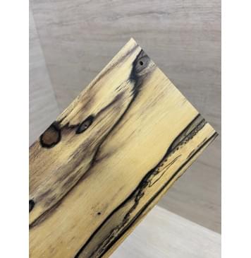 Эбен Лунный заготовка накладки на головку грифа под заливку Смешанный АА 3.5х97х190 мм-2