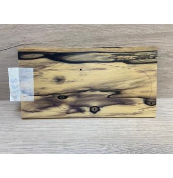 Эбен Лунный заготовка накладки на головку грифа под заливку Смешанный АА 3.5х97х190 мм-0