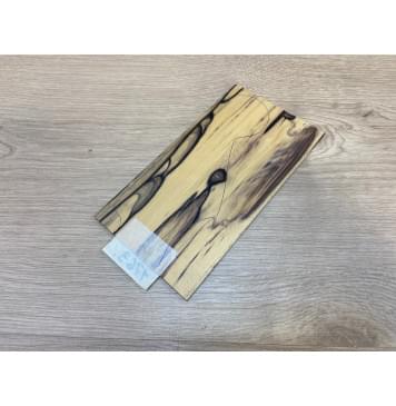 Эбен Лунный заготовка накладки на головку грифа Смешанный АА 4х100х190 мм-5