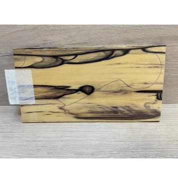 Эбен Лунный заготовка накладки на головку грифа Смешанный АА 4х100х190 мм-3