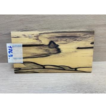 Эбен Лунный заготовка накладки на головку грифа Смешанный АА 4х100х190 мм-4