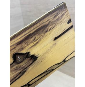 Эбен Лунный заготовка накладки на головку грифа Смешанный АА 4х100х190 мм-2