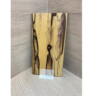 Эбен Лунный заготовка накладки на головку грифа Смешанный АА 4х100х190 мм-7