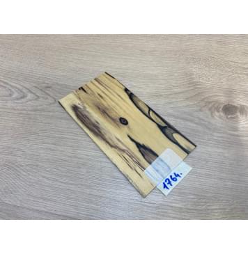 Эбен Лунный заготовка накладки на головку грифа Смешанный АА 3х97х190 мм-0