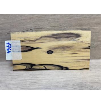 Эбен Лунный заготовка накладки на головку грифа Смешанный АА 3х97х190 мм-4