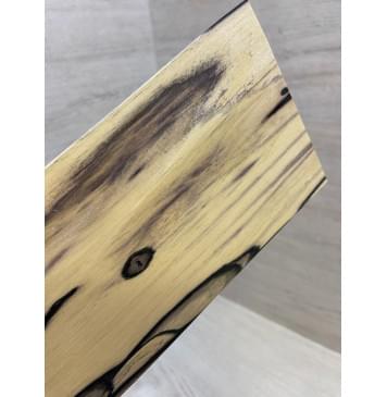 Эбен Лунный заготовка накладки на головку грифа Смешанный АА 3х97х190 мм-1