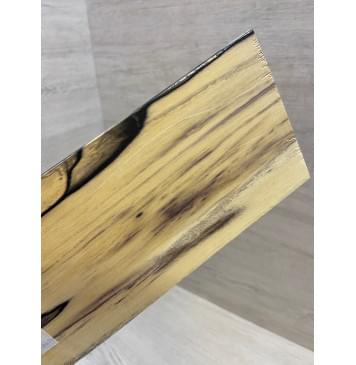 Эбен Лунный заготовка накладки на головку грифа Смешанный АА 3х97х190 мм-2