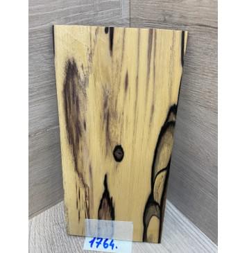 Эбен Лунный заготовка накладки на головку грифа Смешанный АА 3х97х190 мм-3