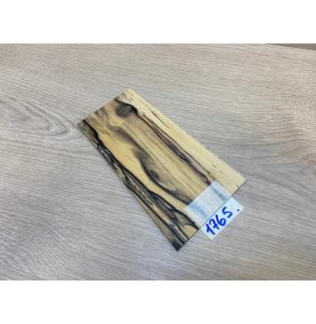 Эбен Лунный заготовка накладки на головку грифа Смешанный АА 3.5х103-88хх190 мм-0