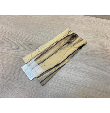 Эбен Лунный заготовка накладки на головку грифа Смешанный АА 3.5х103-88хх190 мм-1