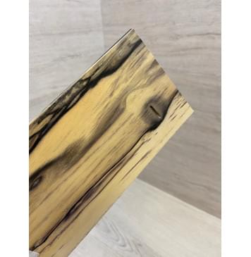 Эбен Лунный заготовка накладки на головку грифа Смешанный АА 3.5х103-88хх190 мм-2