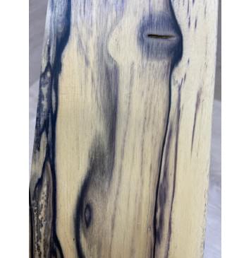 Эбен Лунный заготовка накладки на головку грифа Смешанный АА 3.5х103-88хх190 мм-7