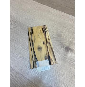 Эбен Лунный заготовка накладки на головку грифа под заливку Смешанный АА 3.5х105-94х190 мм (Уценка-трещина)-5