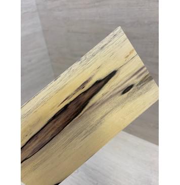 Эбен Лунный заготовка накладки на головку грифа Смешанный АА 3х90-80х190 мм-5