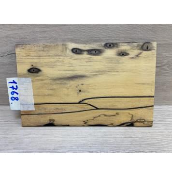 Эбен Лунный заготовка накладки на головку грифа под заливку Смешанный АА 4х118х190 мм-7