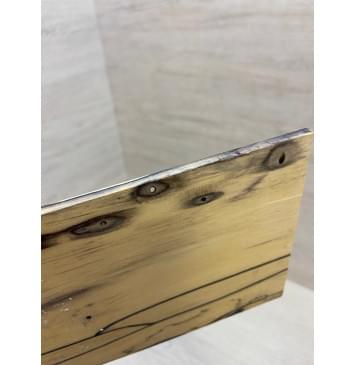 Эбен Лунный заготовка накладки на головку грифа под заливку Смешанный АА 4х118х190 мм-1