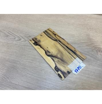 Эбен Лунный заготовка накладки на головку грифа под заливку Смешанный АА 3.5х110х190 мм-6